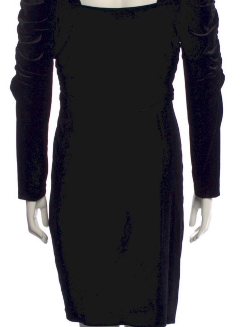 Veronica Beard Ruched Square-Neck Mini Dress Size 8 - Picture 5 of 5
